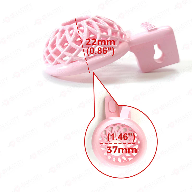 Plastic Little Chastity Cage - Image 3