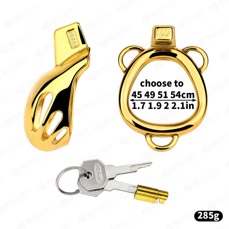 Premium Chastity Cage With Strap - Image 4