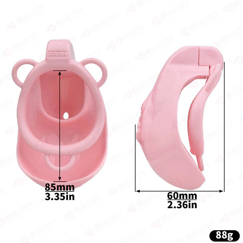 Pussy Cock Cage With Wearable Butt Plug - Image 4