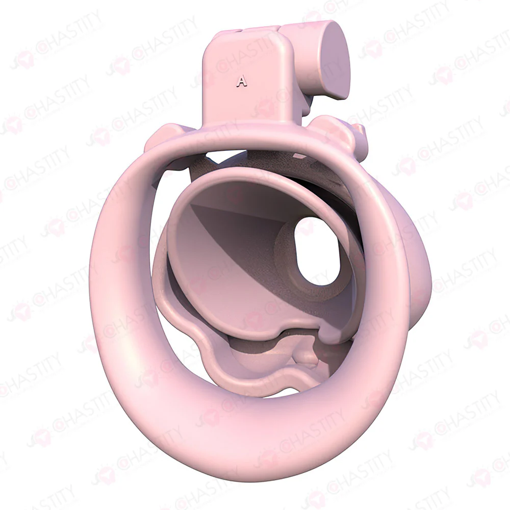 Q Peach Abstinence Adult Chastity Cage - Image 4