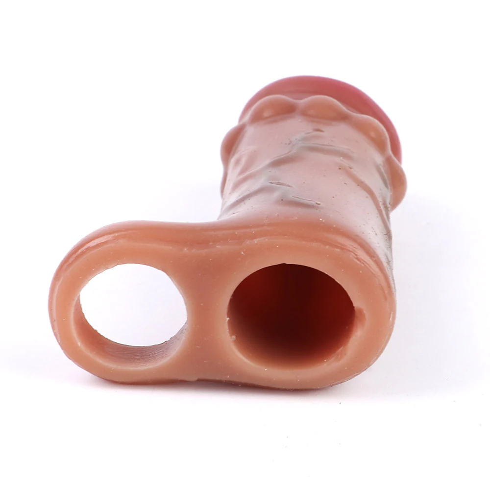 Real Feel Silicone Cock Sleeve - Image 5