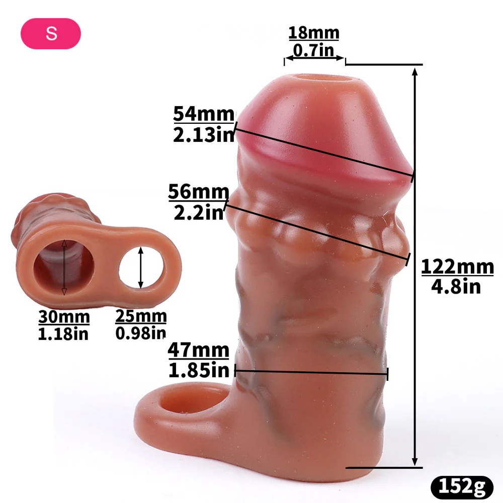 Real Feel Silicone Cock Sleeve - Image 8