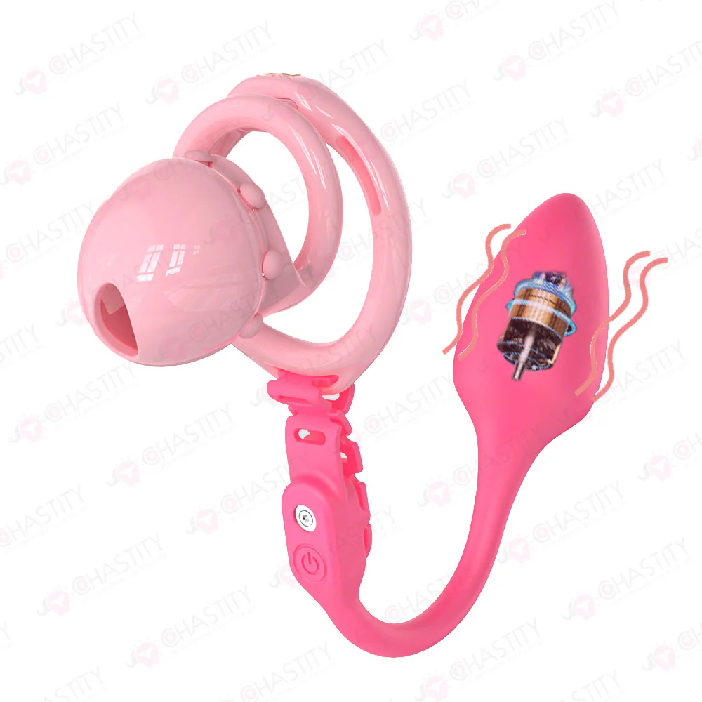 Semi-Open Boynapped Chastity Cage With Soft Nails - Image 13