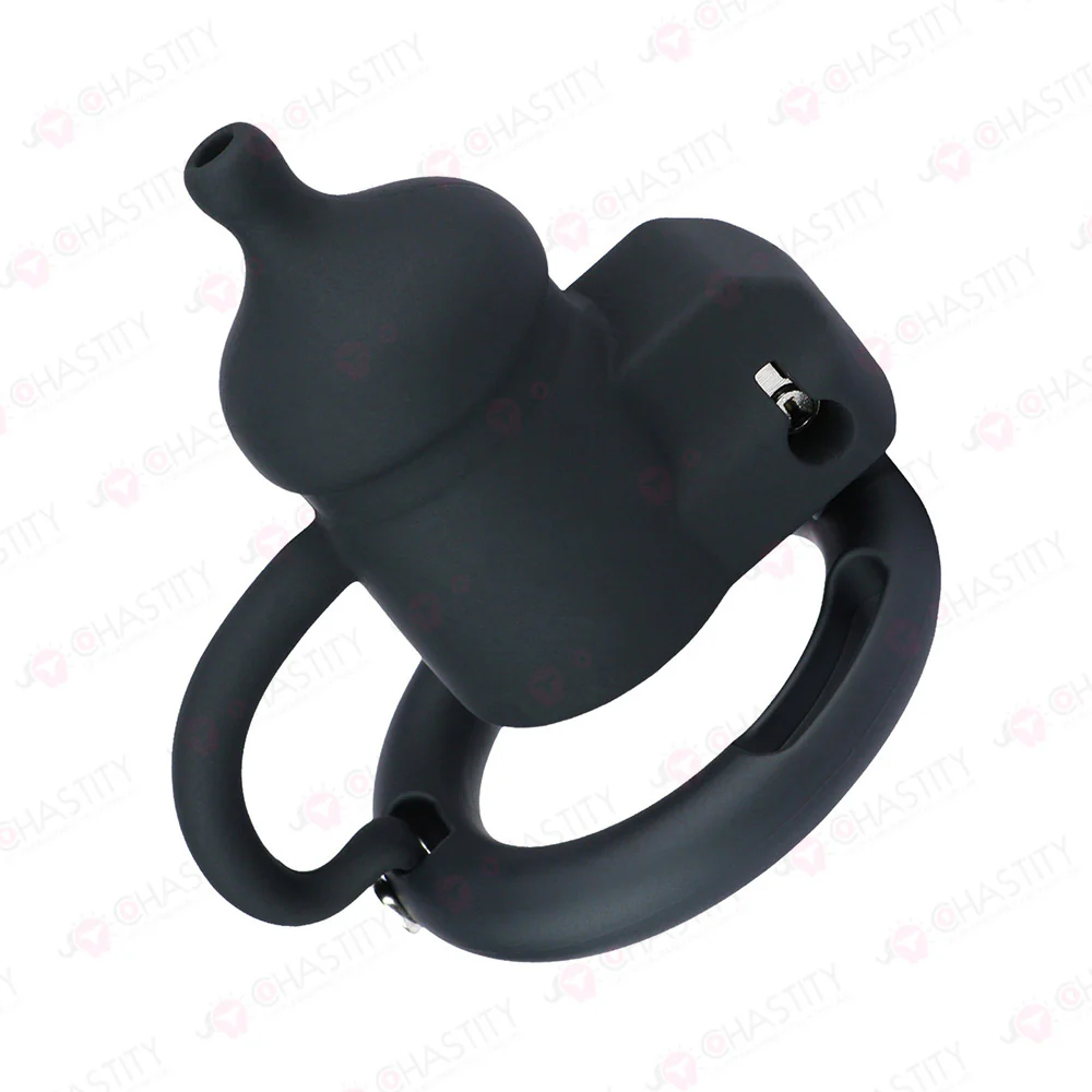 Silicone Baby Bottle Starter Chastity Cage - Image 10
