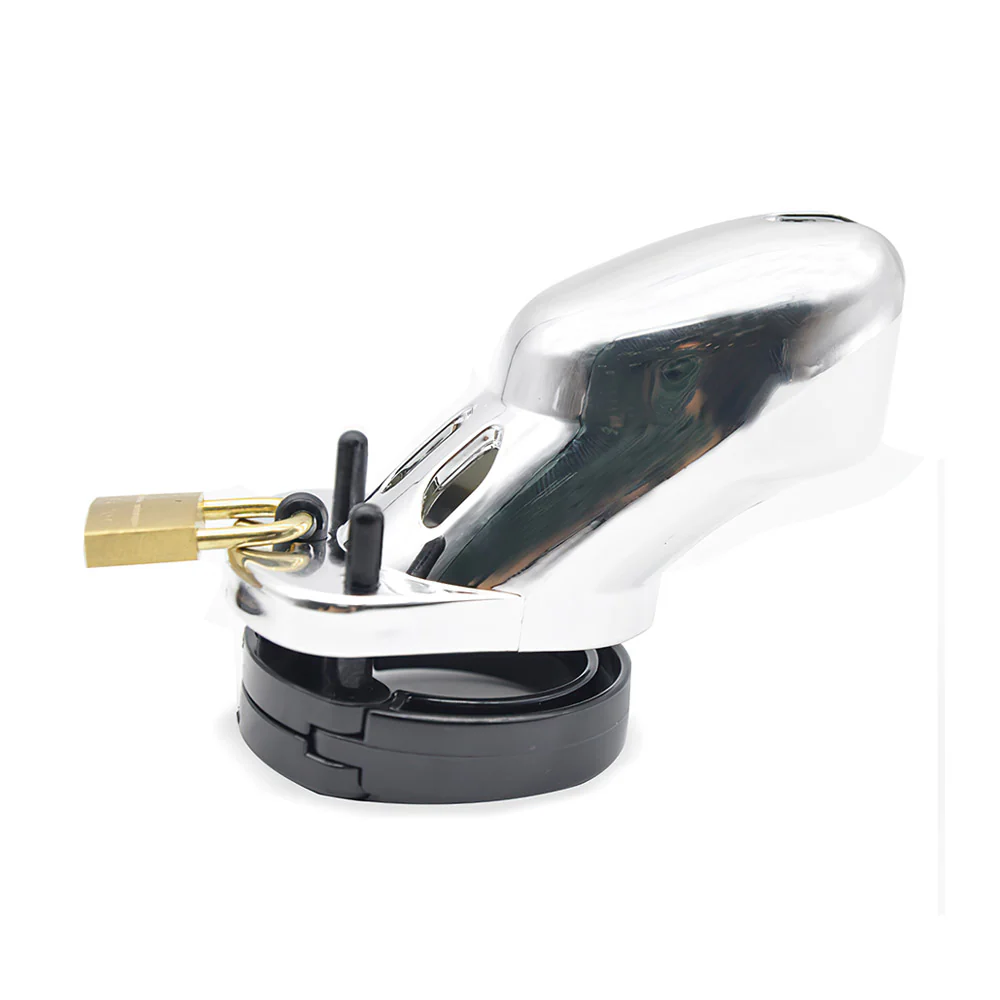 Silvery Chastity Device - Image 2