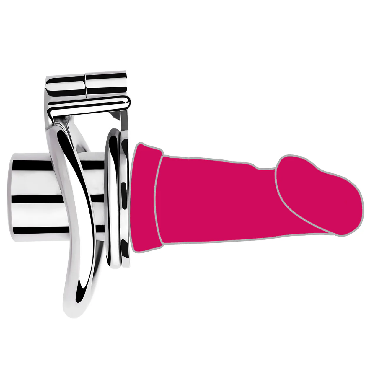 Sissy Extreme Inverted Chastity & Realistic Dildo - Image 12