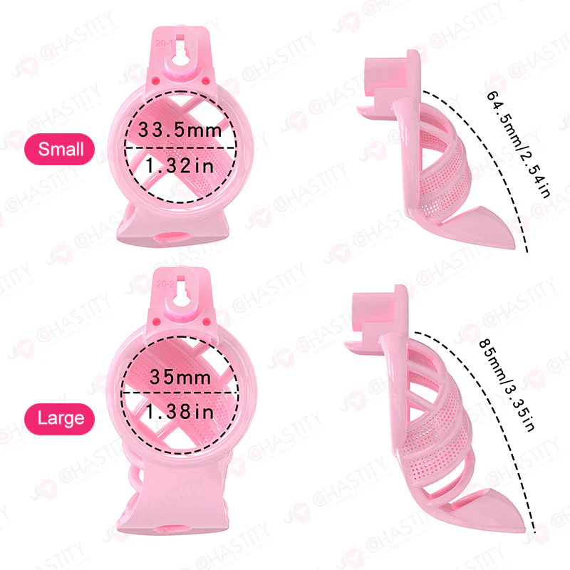 Sissy High Heels Chastity Cage With Remote Controlled Vbrating Butt Plug - Image 13