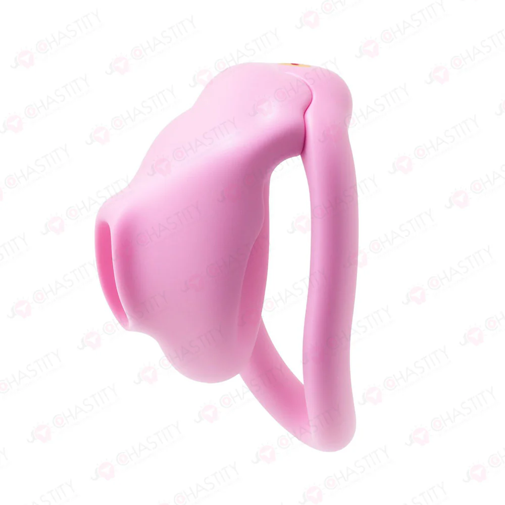 Sissy Pink Concealable Public Chastity Cage - Image 2