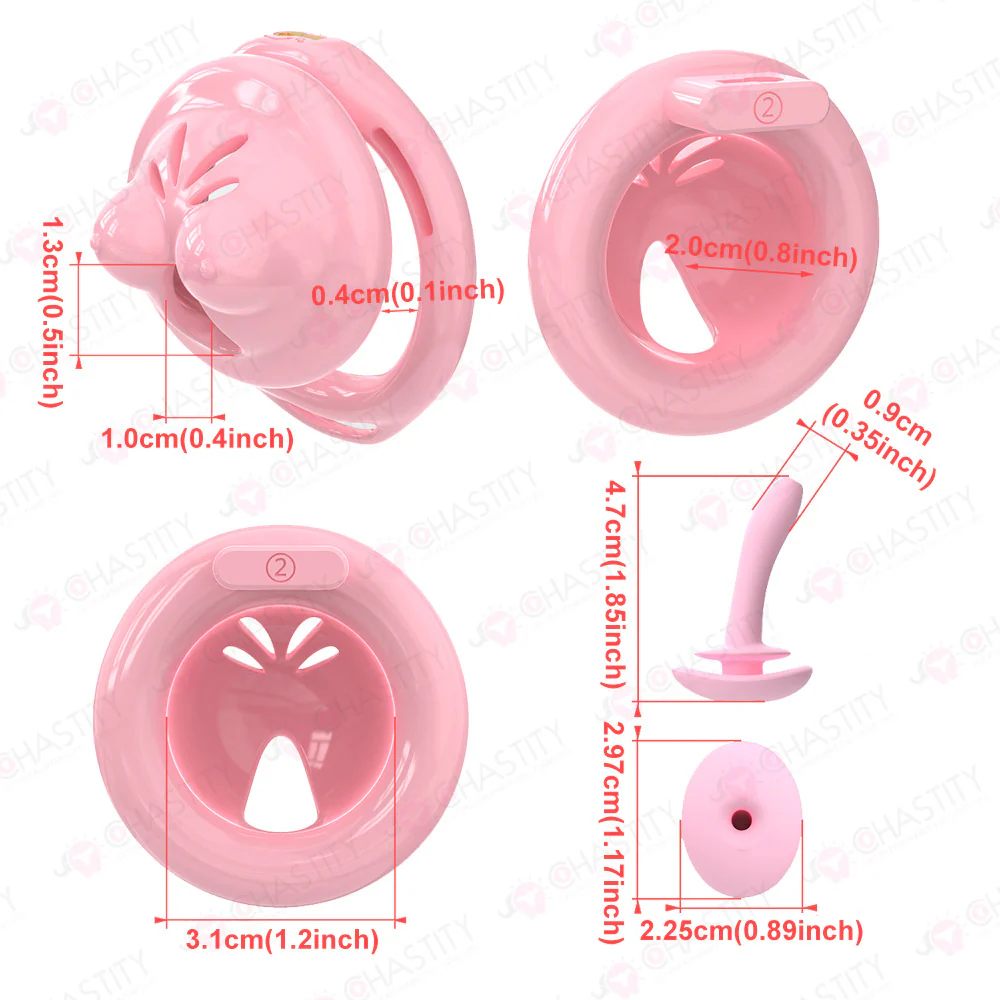 Soft Boobs Shaped Sexy Male Chastity - Image 3