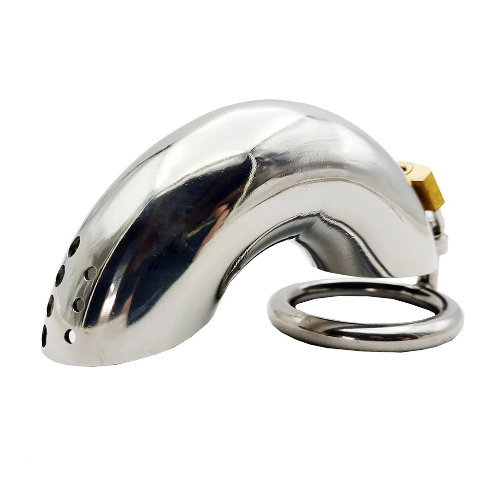 Stainless Steel Male Chastity