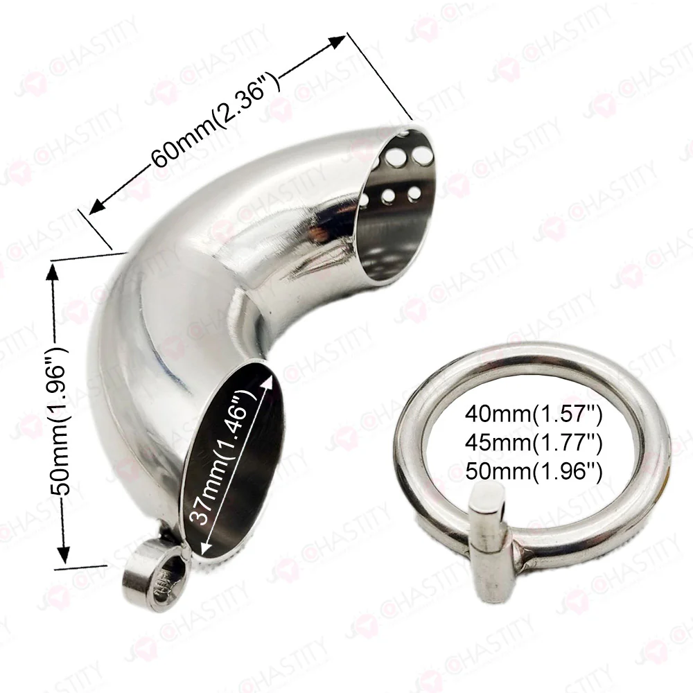 Stainless Steel Male Chastity - Image 4