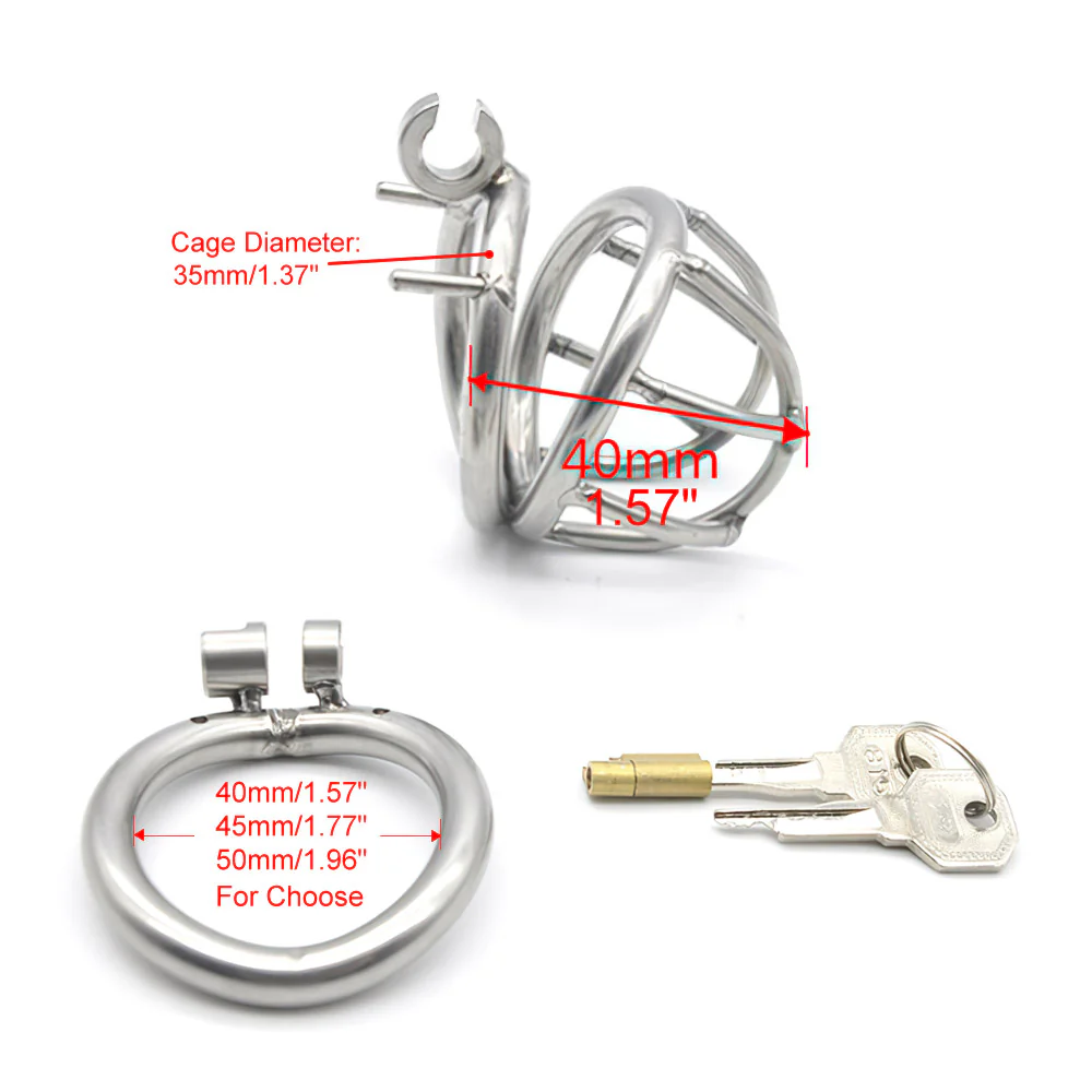 Stainless Steel Penis Cage - Image 3