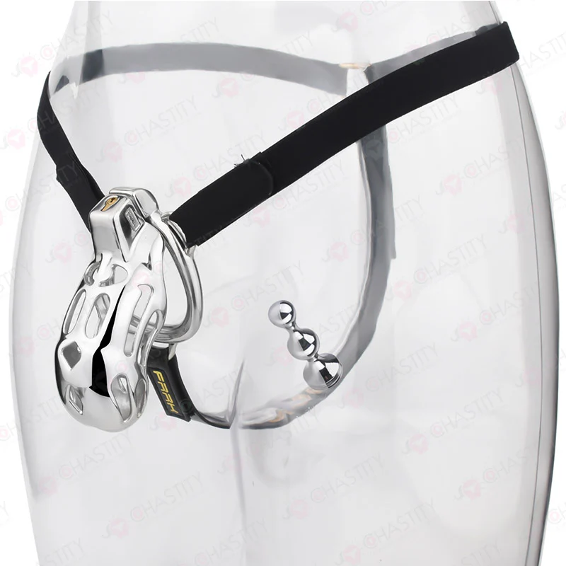 Steel Chastity Bondage (With Three-Way Auxiliary Belt) - Image 9
