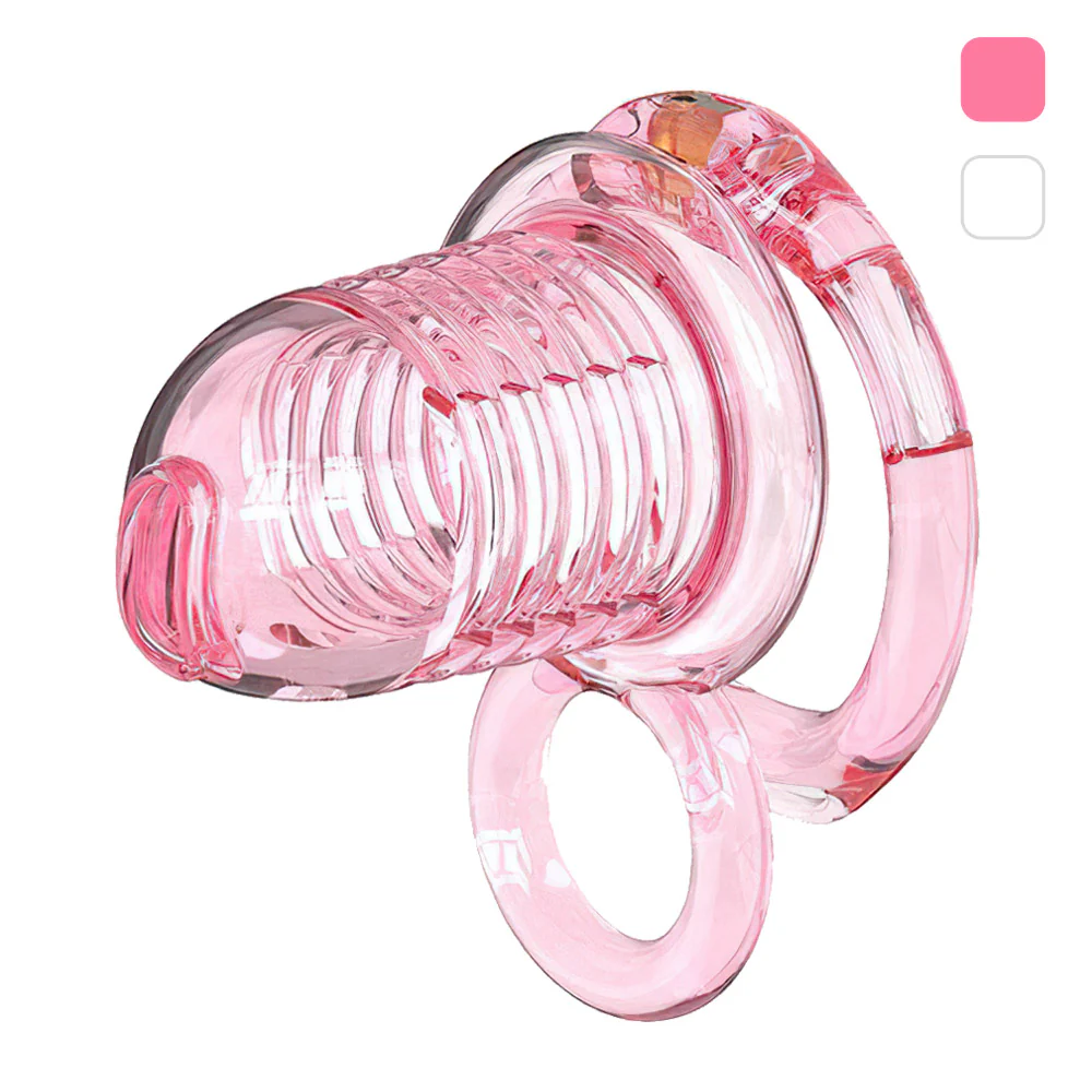 Pink Chastity Cage