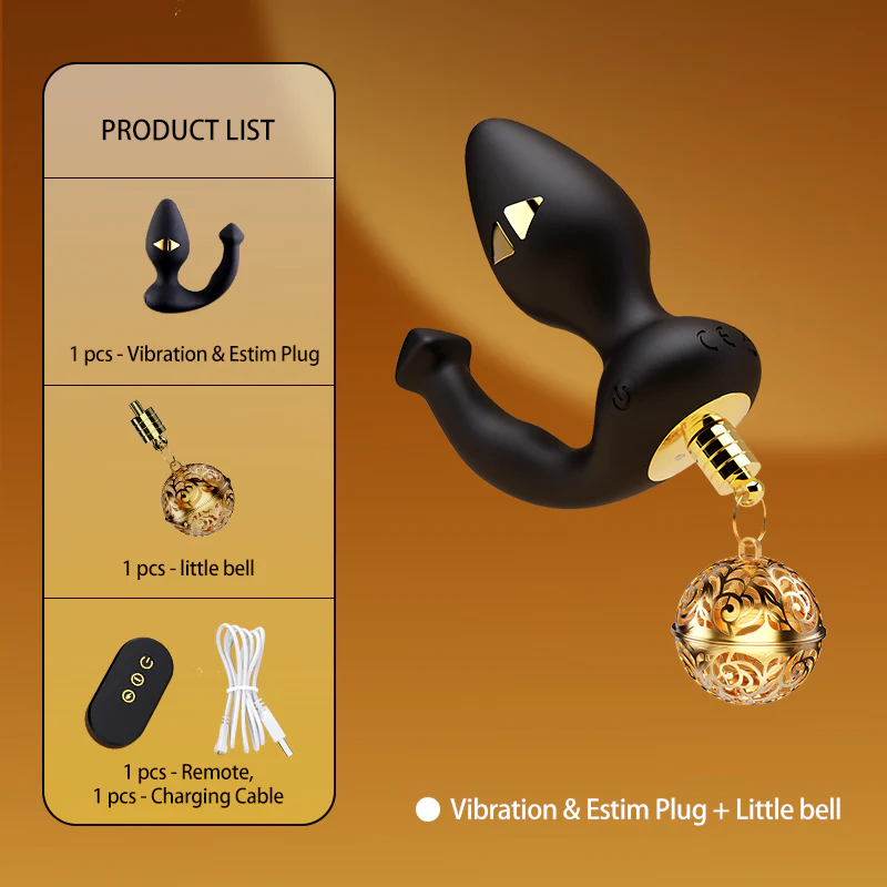 LOCKINK·SEVANDA Tail Butt Plug  & Bell Butt Plug (Vibration And Electric Shock) - Image 5