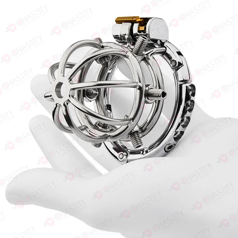 Tortured In Chastity - Spiked Series (Adjustable Hinged Ring) - Image 12