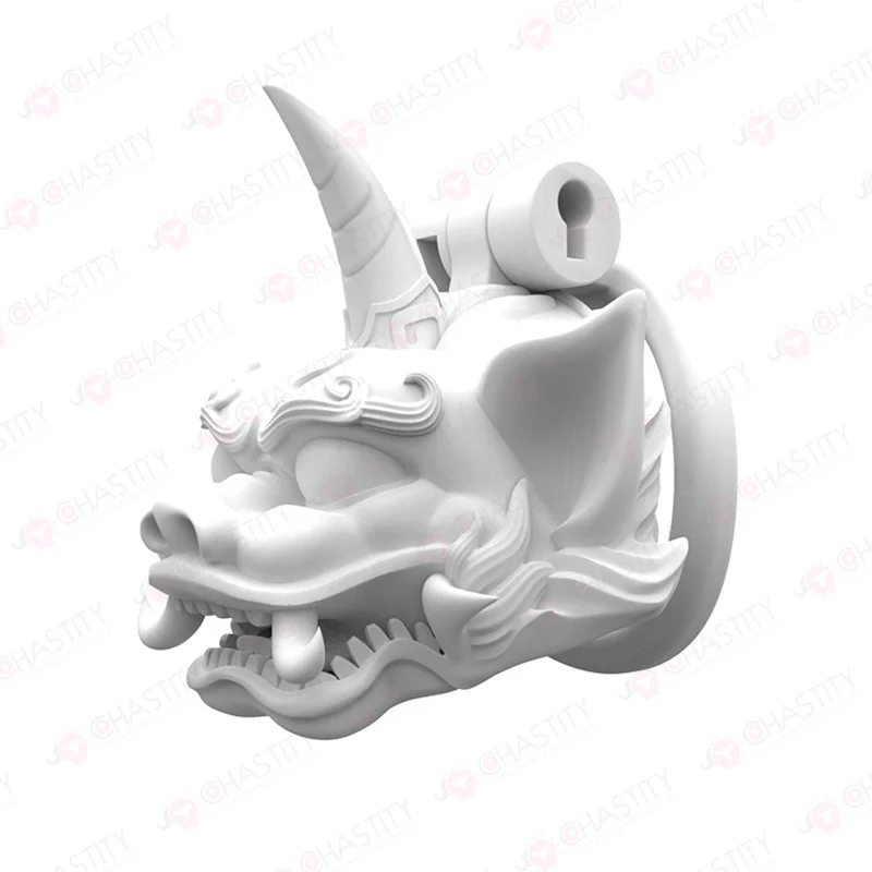 Unicorn Chastity Cage With 4 Rings - Image 6