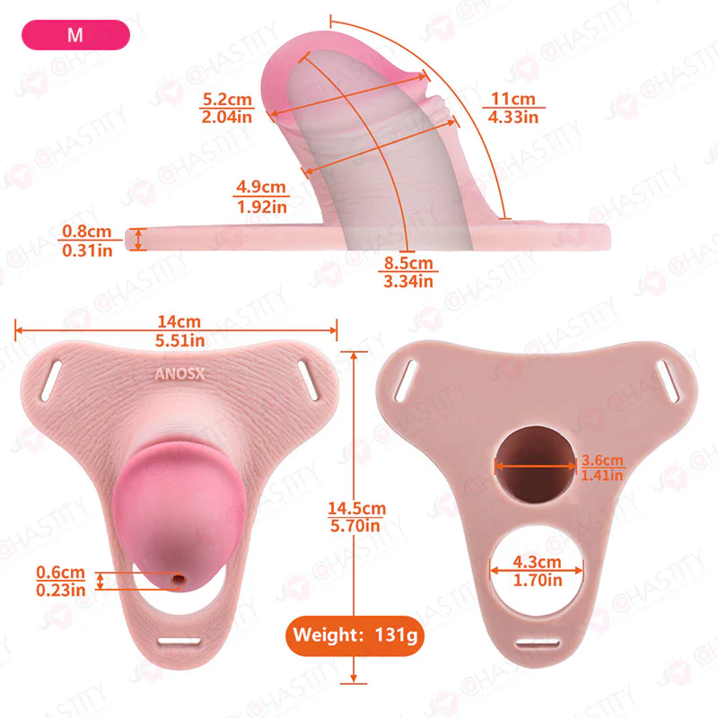 Wearable Penis Male Chastity Pants - Image 4