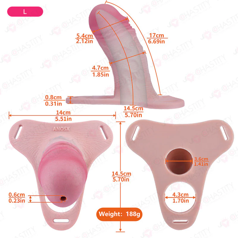 Wearable Penis Male Chastity Pants - Image 5